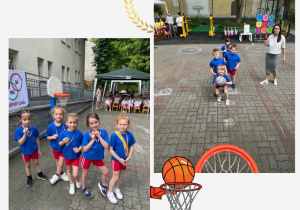 Dzieci biorą udział w zawodach sportowych