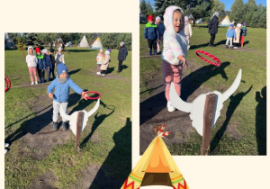 Dzieci bawią się na świeżym powietrzu