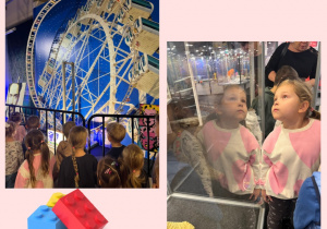 Dzieci oglądają wystawę