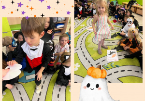 Dzieci rozwiązuja zagadki