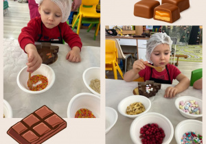 Dzieci tworzą swoje czekolady