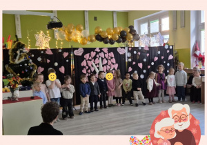 Dzieci z grupy I śpiewają