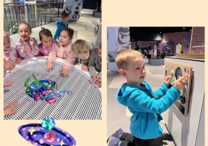 Dzieci bawią się i eksperymentują