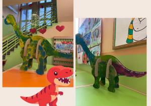 Prace grupowe wykonane przez dzieci z grupy I