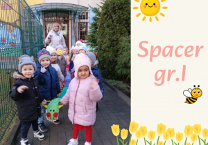 Pszczółki pozują do zdjęcia