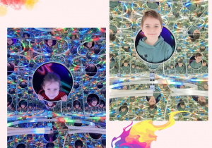 Dzieci pozują do zdjęć