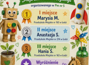 Wyniki konkursu „Moja zabawka z recyklingu"